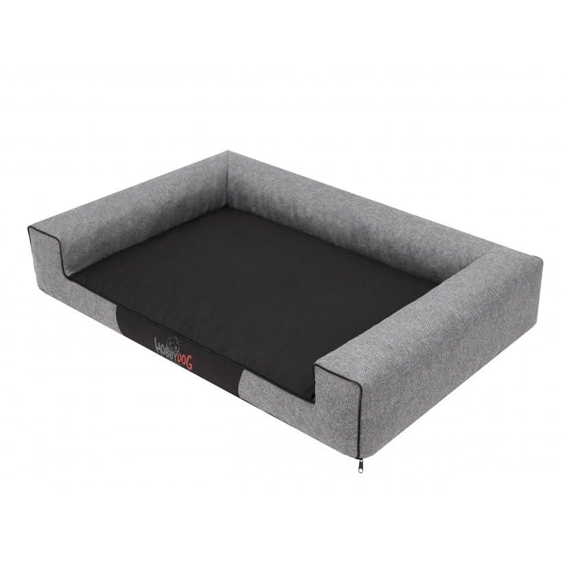 Sales Core Hundebett, Hundeliege mit abnehmbarem Bezug, leicht zu reinigen und für alle Rassen geeignet. Ergonomisches Hundesofa mit vergrößerten Seiten für besseren Hundekomfort.