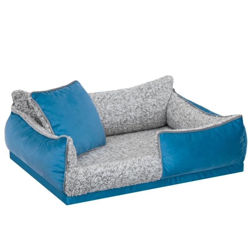 Sales Core Bett für kleine und mittelgroße Hunde, Stilvolles Sofa für Tiere mit einem bequemen Kissen, Schlafplatz für Ihr Haustier mit Einer weichen Matratze, Langlebiges und Elegantes für Hunde