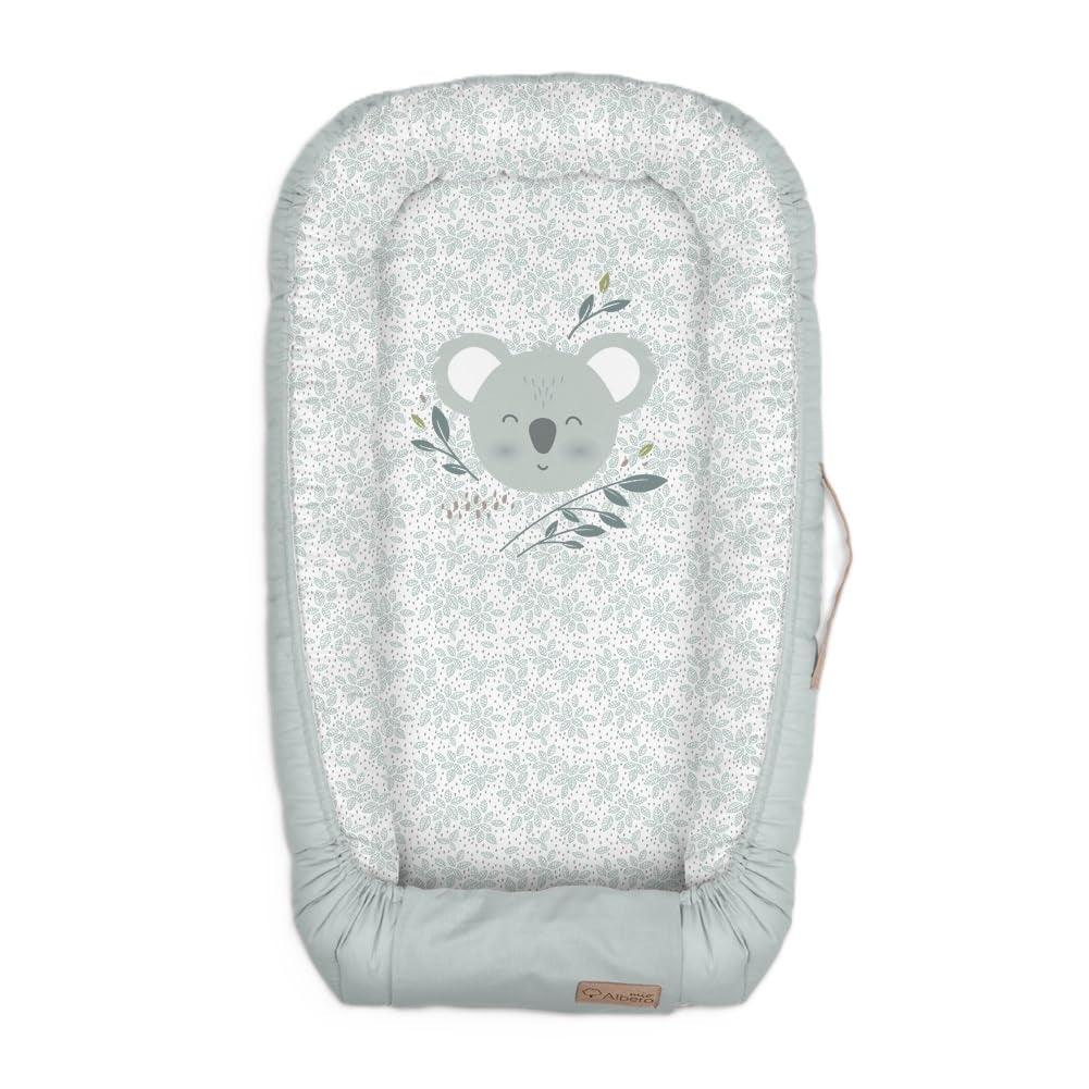 Babynestchen - 80x45cm - Warmer Baby Nestchen für Babybett - Schlafnest fürs Schlafen - Bettnestchen Babys Kokon Kuschelnest