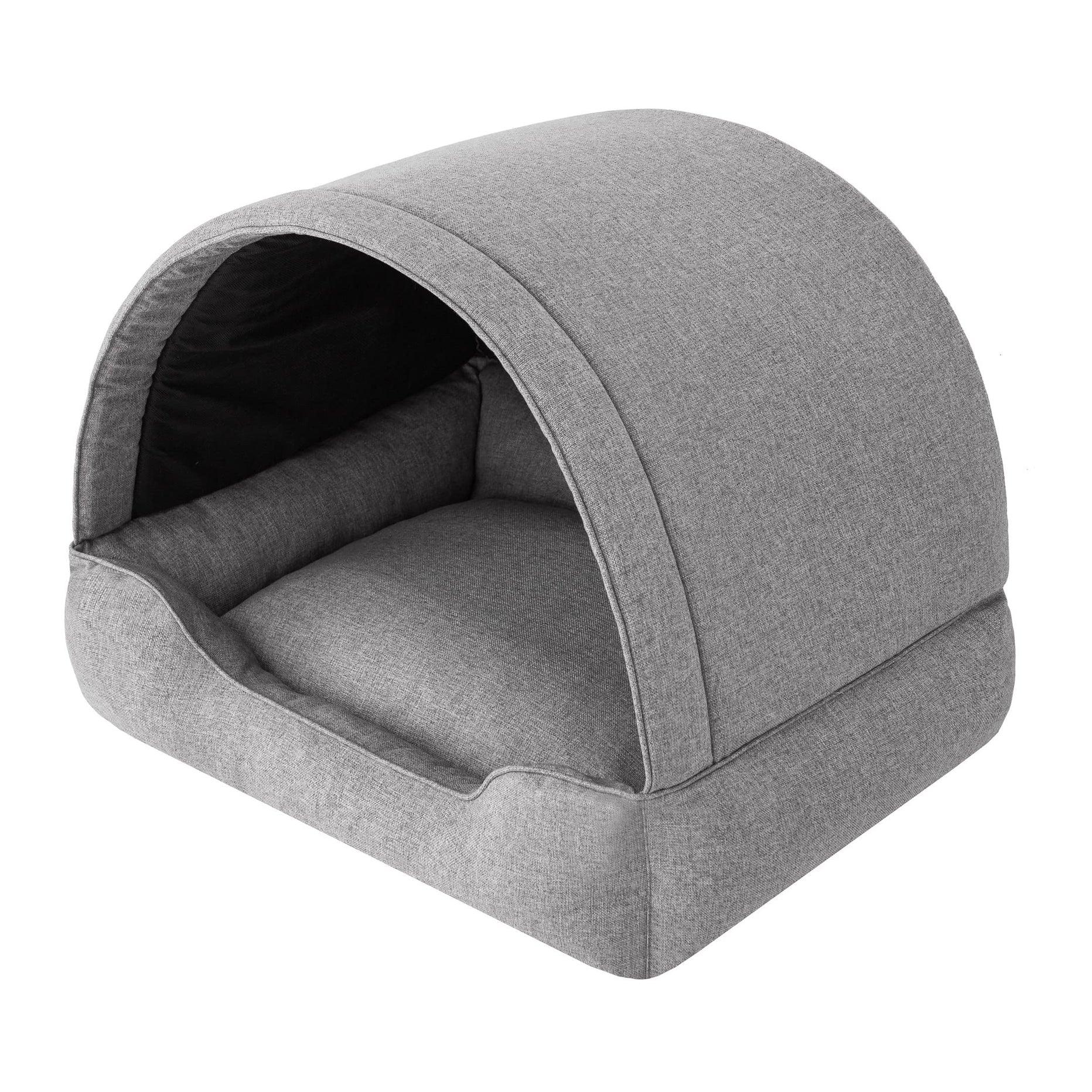 Sales Core EIN höhlenförmiges Hundebett, eine Hundehütte mit versteiftem Dach, EIN Hundeheim mit weicher Matratze.